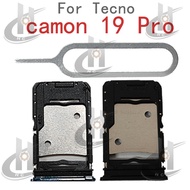 For Tecno Camon 19 Pro Sim Card Tray Slot Holder Card Holder Reader SD Slot Adapter Replacement Part
