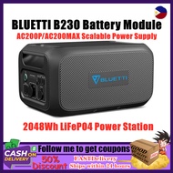 【Local spot】Bluetti Power Station Generator AC200MAX 2048Wh/2200W LiFePO4 Battery Backup w/6 220V AC