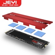JEYI M.2 SSD Heatsink 2280 SSD Cooler Aluminum Double-Sided Heat Sink with Thermal Silicone pad for PS5/PC PCIE NVME NGFF M2 SSD