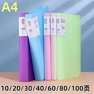 A4 Information Book Multi-Layer Transparent Insert Folder Student Test Paper Storage Folder B Super 