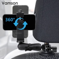 Vamson รถศัพท์มือถือที่นั่งผู้ถือศัพท์สมาร์ทโฟนขาตั้งสำหรับ Gopro Hero 11 10 Insta360 DJI 14 Xiaomi Samsung