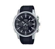 นาฬิกาข้อมือ Casio รุ่น MTP-E505-1A / MTP-E505-2A / MTP-E505-3A / MTP-E505-4A / MTP-E505-6A นาฬิกา นาฬิกาผู้ชาย สายเรซิ่น กันน้ำ ของแท้ 100% ประกันศูนย์เซนทรัล 1 ปี