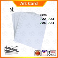 10pcs A2/A3/A4/A5 ART CARD PAPER 300gsm/270gsm/210gsm  Glossy Name Card DIY Office Glossy Paper