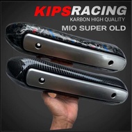 TUTUP KNALPOT MIO SPORTY CARBON SUPER OLD ▪️mio smile carbon Forged tameng knalpot mio tutup knapot