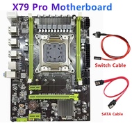 X79 Pro Desktop Motherboard DDR3 LGA 2011 Gigabit Network Card Support for E5 V1 V2 E5-2650 V2 2680 