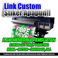 Link Custom Sticker Cutting Printing Sticker Request hologram Car Sticker Motorcycle Sticker Car Accessories Decoration Sticker