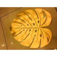 KAISON Gold Monstera Placemat