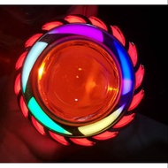 MOTORCYCLE PROJECTOR MAIN FRONT LED LIGHTS - LED PROJECTOR THREAD - MOTORCYCLE ANGEL EYES PROJECTOR 