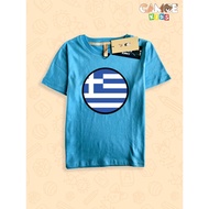 KIDS Camo Greece Flag T-Shirt Greek Flag