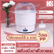 เครื่องนึ่งขวดนม เครื่องนึ่งขวดนมแบบมัลติฟังก์ชั่น รุ่นKH-906 เครื่องนึ่งฆ่าเชื้อด้วยไอน้ำ เนเจอร์ เครื่องนึ่ง ขวดนม ไฟฟ้า เครื่องนึ่งขวดนมไฟฟ้า