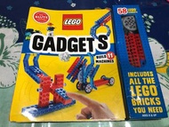 Klutz Lego Gadgets Science/STEM樂高58個組樂高組件動手玩機械輕鬆學STEAM原文積木書樂高基礎58片可組裝11種機器裝置全新未使用書本全新封面盒子有盒損如圖定價25美元