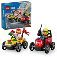 BRiCKEM | 60458 LEGO City Pizza vs. Fire Truck Race Car Pack