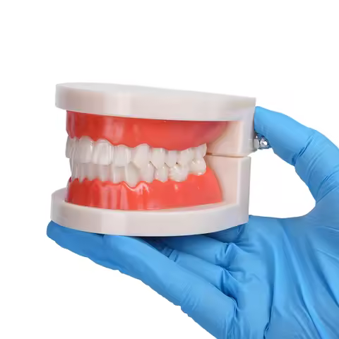 Dental Teaching Model, Dental Resin Model Standard Dental Model, Oral Practice Dental Model White, D