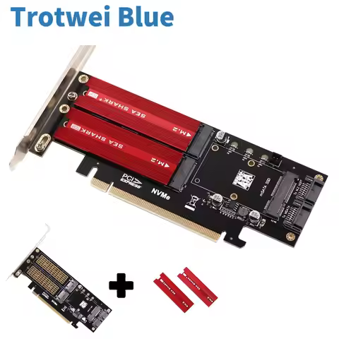 M2 NVMe SSD NGFF to PCIE 3.0 X16 Adapter M Key B Key mSATA PCI Express 3.0 M.2 NVME SSD M2 SATA SSD 