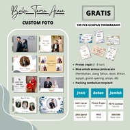 Wedding Guest Book Custom Photo/ 300 Name/ 500 Name/ Wedding Guest Book Softcover/