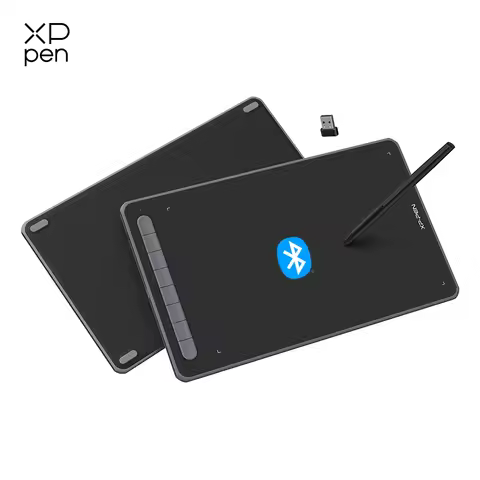 XPPen Deco MW LW Graphics Tablet 8x5 inch Wireless Digital Drawing Tablet with Bluetooth V5.0 USB Su