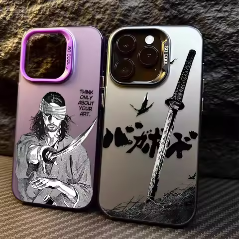 Japanese Comics Vagabond Samurai Case for Samsung Galaxy S23 S25 Ultra S24 S22 S21 Plus FE A56 A36 A