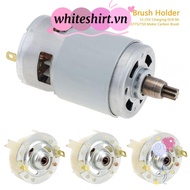 WHITESHIRT Lithium Electric Motor, Accessories 2 Styles Carbon Brush Holder, High Quality RS775 Plas