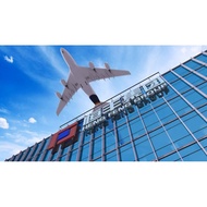 AE Template LOGO Logo Corporate LOGO Curtain Wall AE Template Glass Curtain Wall Passenger Aircraft 