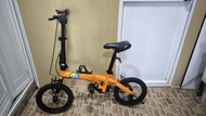 橙色摺車 14吋輪