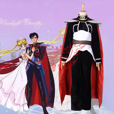 Prince Endymion King Chiba Mamoru Jumpsuit Adult Christmas Party Present Halloween Uniform Outfit Me