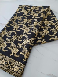 kain batik prada gold kain batik printing prada emas motif campuran 1