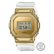 [Watchwagon] CASIO G-Shock GM-5600SG-9 Gold Plated Steel Bezel Semi-Transparent Resin Band Digital Unisex Sports Watch