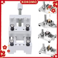 kokomo-my-sip-tw Mini Bench Vise with Rubber Soft Jaws CNC Aluminum Alloy Small Flat Clamp for Repai