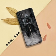 HP Phone Case - Samsung A34 - Phone Case - Samsung A34 - External_acc - Devil Motif Case - Fashion C