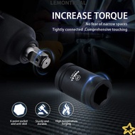 LEMONTREAL Heavy Duty Wrench, 1/2" Drive 24mm 36mm Impact Socket Wrench,  6 Point Pneumatic Socket W