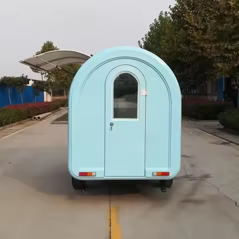 YG Mobile Mini Street Ice Cream Food Stall Cart for Thailand