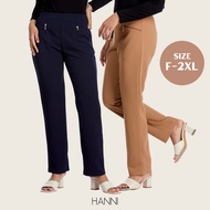 Straight Cut Pants HANNA | Seluar Panjang Wanita Potongan Straight