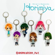 GANTUNGAN Keychain Keyring Acrylic Anime Horimiya Hori San To Miyamura Kun Izumi Miyamura Kyouko Hor