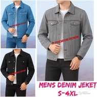 🇲🇾MEANS DENIM JEANS JEKET LONG SLEEVE CASUAL LELAKI DENIM JEKET HARGA MURAH PREMIUM QUALITY SIZE(XS-