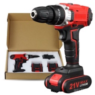 Lithium Battery Household Electric Drill Brushed Set Electric Screwdriver Rechargeable Drill Wall Im