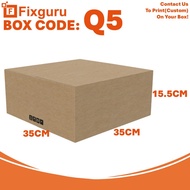 Fixguru Q5 - 35x35x15.5cm Carton Box Moving Box Storage Box Packing Box Cardboard Box