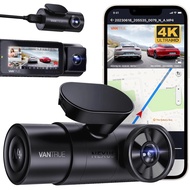 ☬Vantrue N4Pro 3 Channel 4K WiFi Dash Cam Night Vision Front Inside and Rear Triple Car Camera ☭t