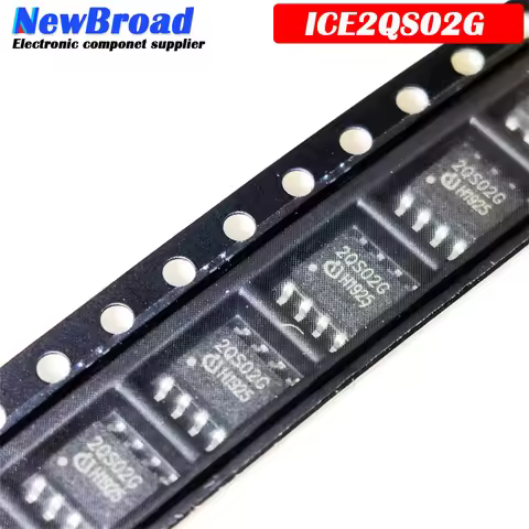 2PCS New Original ICE2QS02G 2QS02G 2QS02 ICE2QS02 SOP-8 Power Chip IC