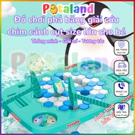 Large size penguin rescue icebreaker toy set for children, fun icebreaker game, Potaland icebreaker 