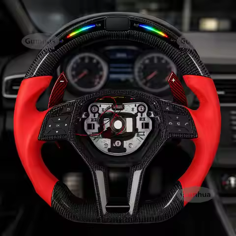 Carbon Fiber Sports Steering Wheel For W176 W246 A B C GLA CLA CLS M Class W204 C117 C218 X218 W212 