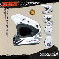 ONEONENINE X ORCA TH9 REAPERS MARK II WHITE MATTE HELMET ORIGINAL