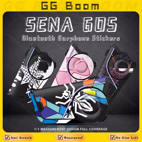 Used For SENA 60s sena 60S Motorcycle Bluetooth Headset Stickers Protect Earphone Box Creative Multi