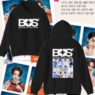 Fast Delivery Bus Because of you i shine Long-Sleeved Hoodie And Men And Women Fabric Can Be Worn. B