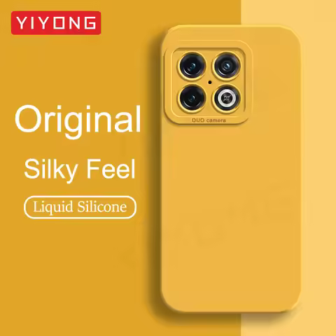 For One Plus 10 Pro Case YIYONG Silky Liquid Silicone Soft Cover For OnePlus 10 Pro 11 11R OnePlus10