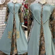 Gamis Armani Silk/Gamis Armani Silk Bordir/Dress Muslim Wanita