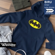Kids Cotton Everyday Superhero Hoodie Sweater B4TMAN LOGO Ages 4 - 15 years Premium Cotton Fleece