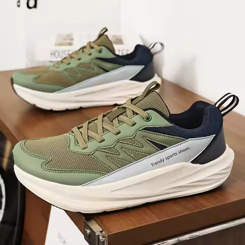 Men Running Shoes Marathon Speciality Sports Breathable Lightweight Women's Comfortable Nonskid Leis