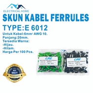 E6012 6mm COLOR FERRULES CABLESkun. BEST QUALITY
