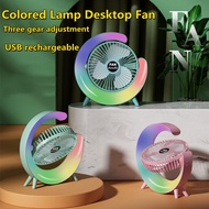 USB Fan Desktop Fan Table Fan 5 Speed Wind Mini Table Fan  / Rechargeable Mini Fan USB Fan/ Adjustable Strong Wind Quiet Portable Fan