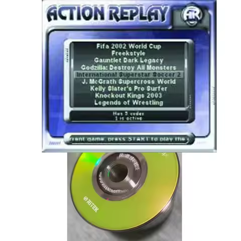 NGC Action Replay AR The Ultimate Game Enhancer for Gamecube Cheats DISC